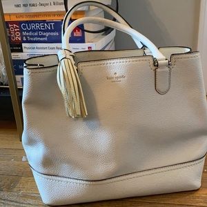 Kate Spade White Bag- like new